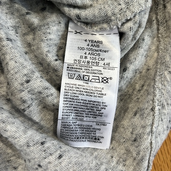 Lot of 2 Gap Long Sleeve Tees. Henley & Stripes - Picture 5 of 14